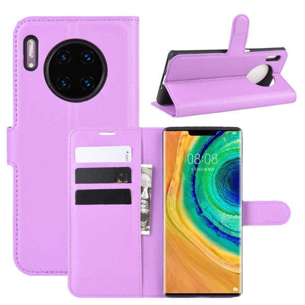 

Чехол-книжка Litchie Wallet для Huawei Mate 30 Pro Violet