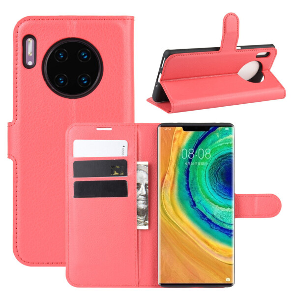 

Чехол-книжка Litchie Wallet для Huawei Mate 30 Pro Red
