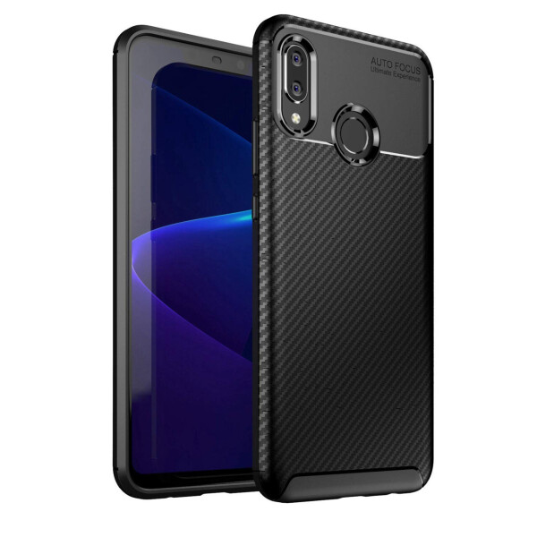 

Чехол Carbon Case Huawei Nova 3 Черный