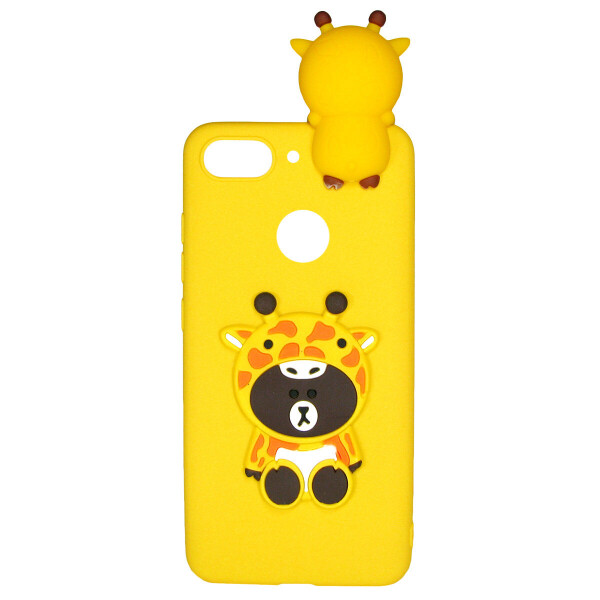 

Чехол Cartoon 3D Case для Huawei P Smart Жираф