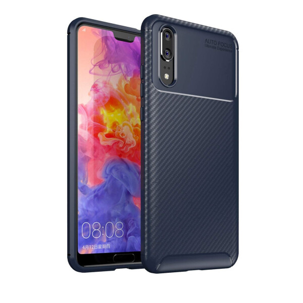 

Чехол Carbon Case Huawei P20 Синий