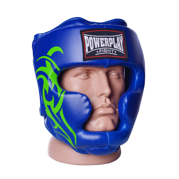 

Боксерский шлем PowerPlay 3043 Blue Синий, S