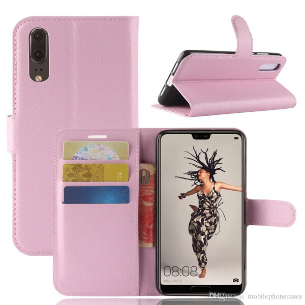 

Чехол-книжка Litchie Wallet для Huawei P20 Светло-розовый