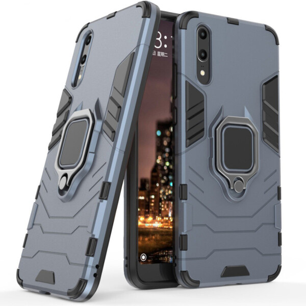 

Чехол Ring Armor для Huawei P20 Синий