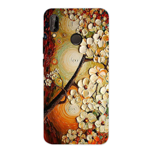 

Чехол с рисунком Printed Silicone для Huawei P20 Lite Цвет Яблони