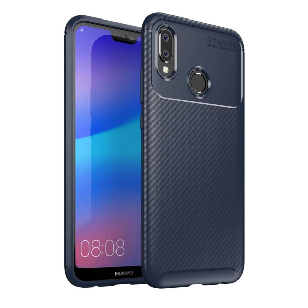 

Чехол Carbon Case Huawei P20 Lite / Nova 3e Синий