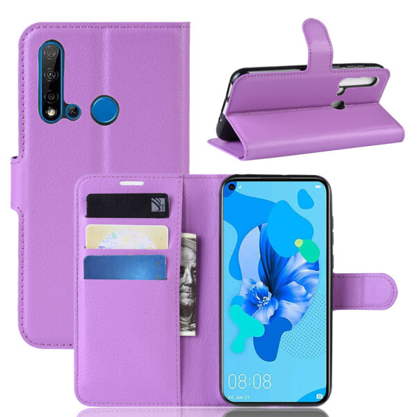

Чехол-книжка Litchie Wallet для Huawei P20 Lite 2019 / Nova 5i Violet