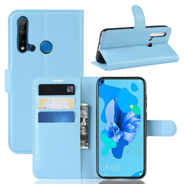 

Чехол-книжка Litchie Wallet для Huawei P20 Lite 2019 / Nova 5i Blue