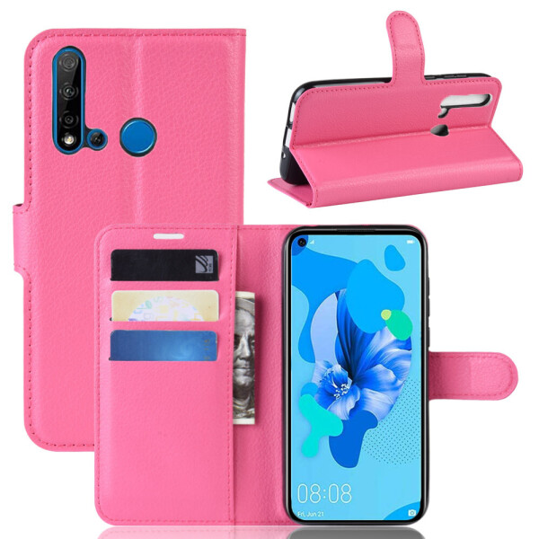 

Чехол-книжка Litchie Wallet для Huawei P20 Lite 2019 / Nova 5i Rose