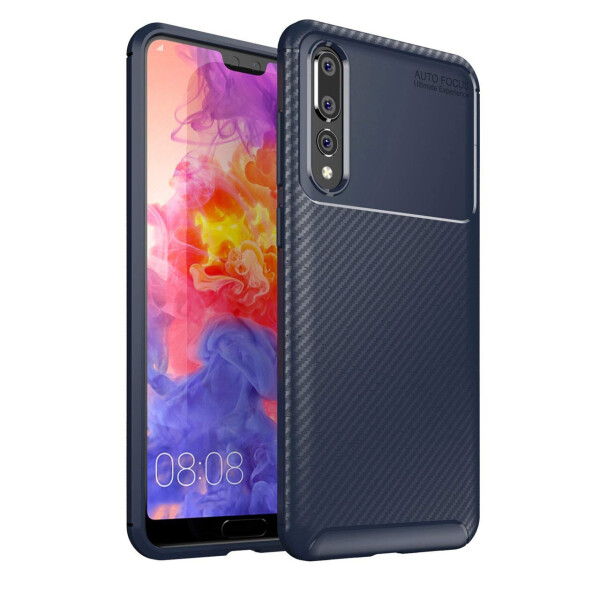 

Чехол Carbon Case Huawei P20 Pro Синий