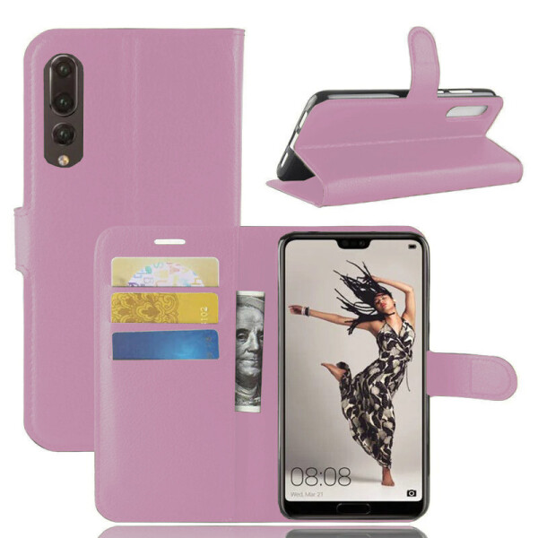 

Чехол-книжка Litchie Wallet для Huawei P20 Pro Pink