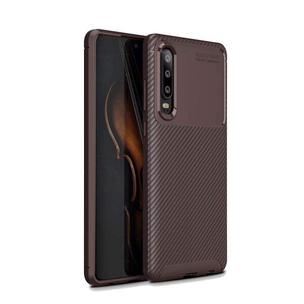 

Чехол Carbon Case Huawei P30 Коричневый