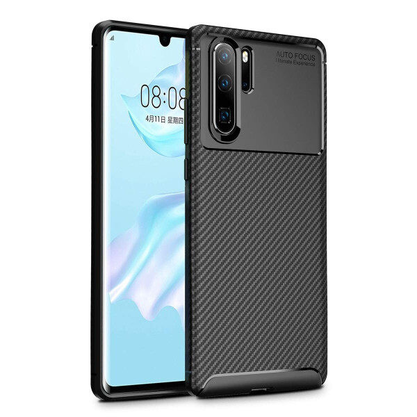 

Чехол Carbon Case Huawei P30 Pro Черный