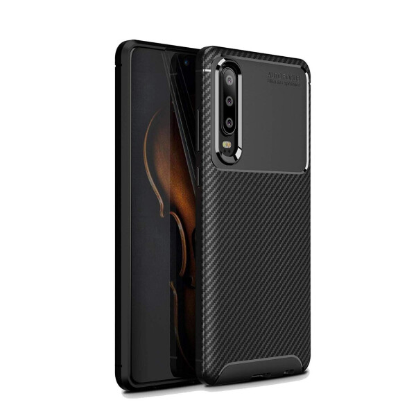 

Чехол Carbon Case Huawei P30 Черный