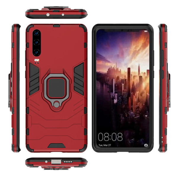 

Чехол Ring Armor для Huawei P30 Красный