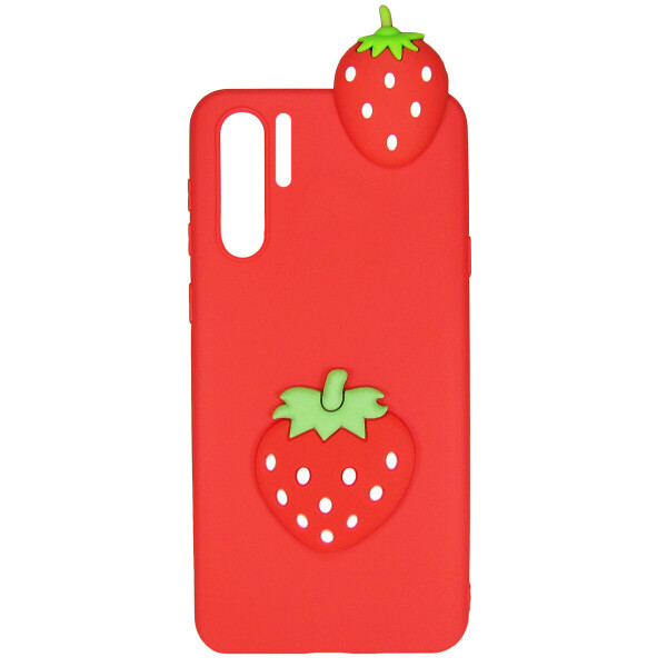 

Чехол Cartoon 3D Case для Huawei P30 Pro Клубничка