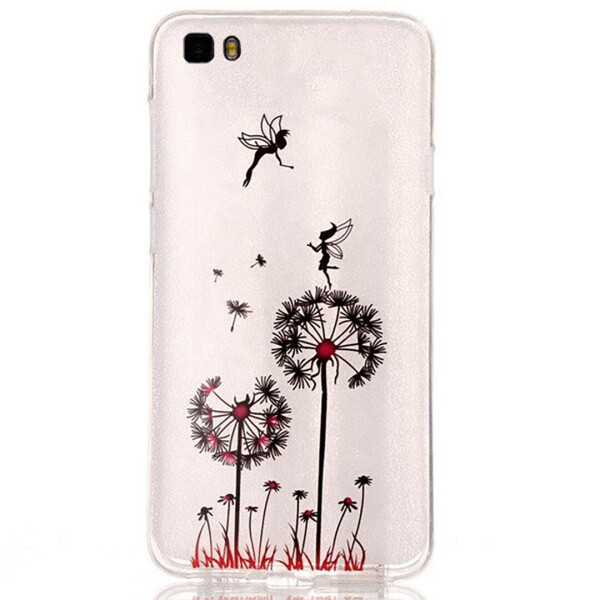 

Чехол с рисунком Printed Silicone для Huawei P8 Lite (2016) Одуванчики