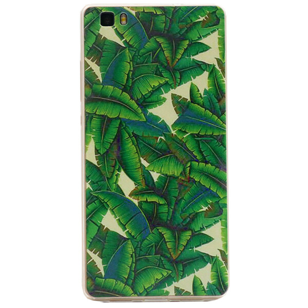 

Чехол с рисунком Printed Silicone для Huawei P8 Lite (2016) Пальмы