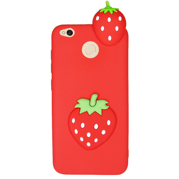 

Чехол Cartoon 3D Case для Huawei P8 Lite 2017 / Honor 8 Lite Клубничка