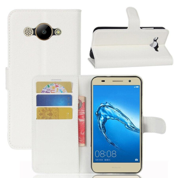 

Чехол-книжка Litchie Wallet для Huawei Y3 2017 / 2018 Белый