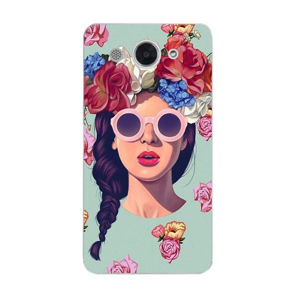

Чехол с рисунком Printed Silicone для Huawei Y3 2017 / 2018 Девушка
