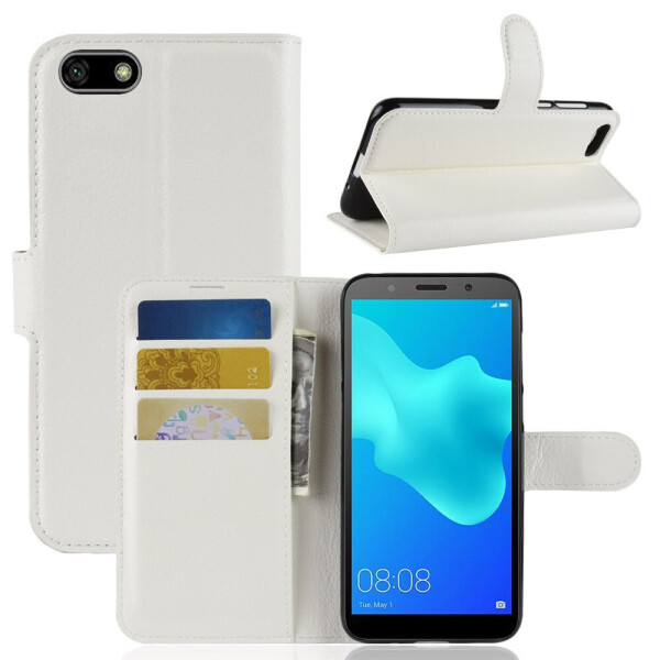 

Чехол-книжка Litchie Wallet для Huawei Y5 2018 / Y5 Prime 2018 / Honor 7A Белый