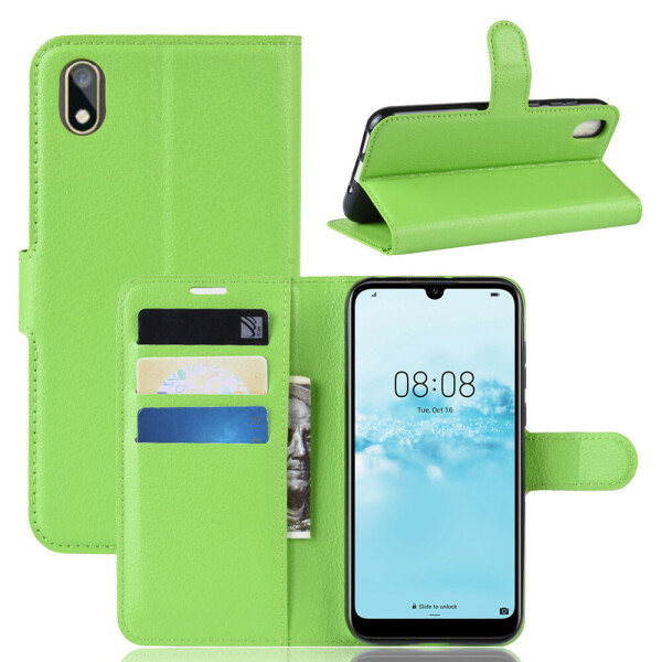 

Чехол-книжка Litchie Wallet для Huawei Y5 2019 Green