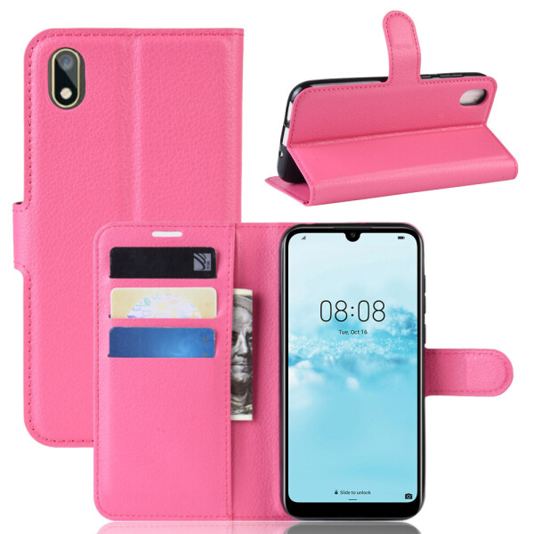 

Чехол-книжка Litchie Wallet для Huawei Y5 2019 Rose