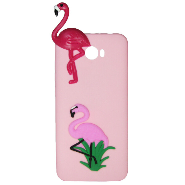 

Чехол Cartoon 3D Case для Huawei Y5 II Фламинго