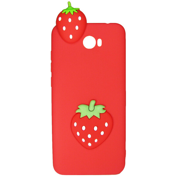 

Чехол Cartoon 3D Case для Huawei Y5 II Клубничка