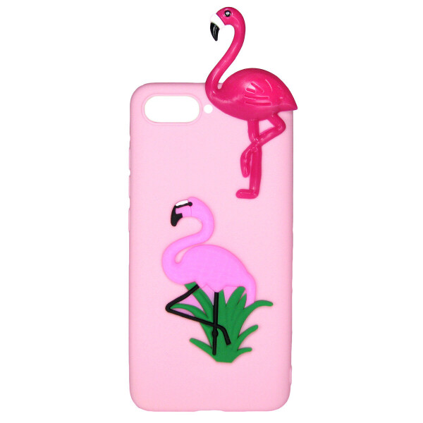 

Чехол Cartoon 3D Case для Huawei Y6 2018 Фламинго