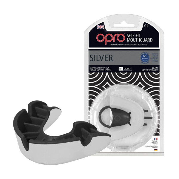 

Капа OPRO Silver White/Black (002189006)