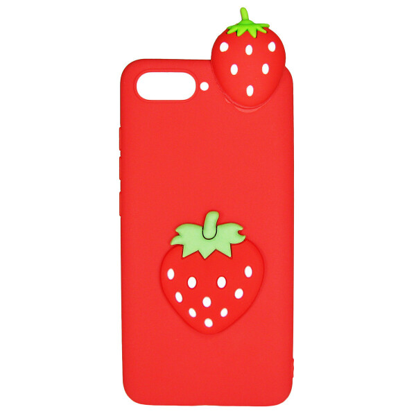 

Чехол Cartoon 3D Case для Huawei Y6 2018 Клубничка