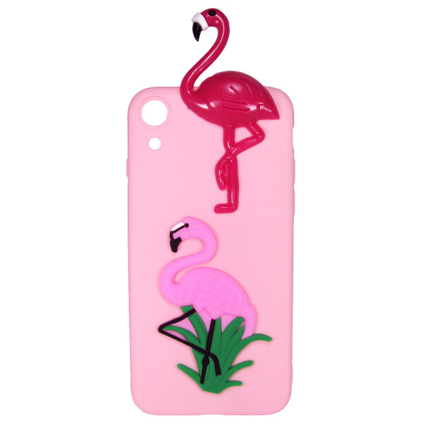 

Чехол Cartoon 3D Case для Huawei Y6 II Фламинго
