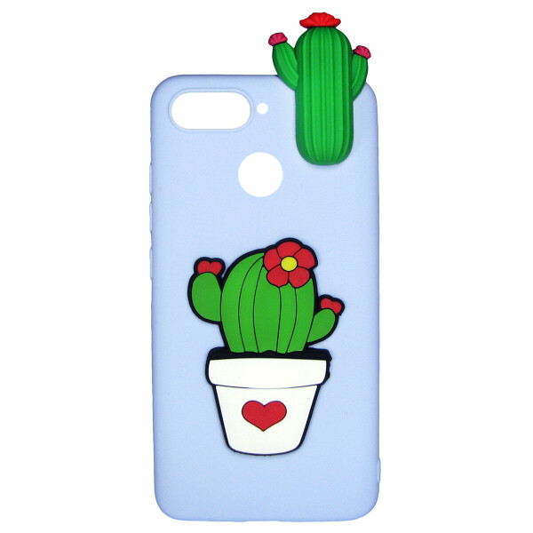 

Чехол Cartoon 3D Case для Huawei Y6 Prime 2018 Кактусы