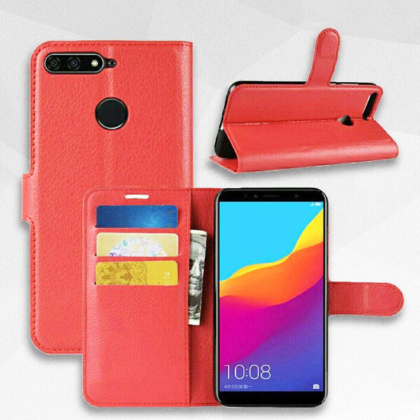 

Чехол-книжка Litchie Wallet для Huawei Y6 Prime 2018 Красный