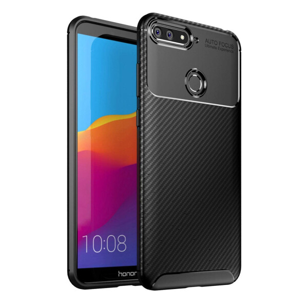 

Чехол Carbon Case Huawei Y6 prime 2018 / Honor 7A Черный