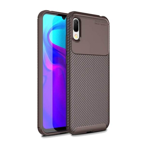 

Чехол Carbon Case Huawei Y6 Pro 2019 / Enjoy 9e Коричневый