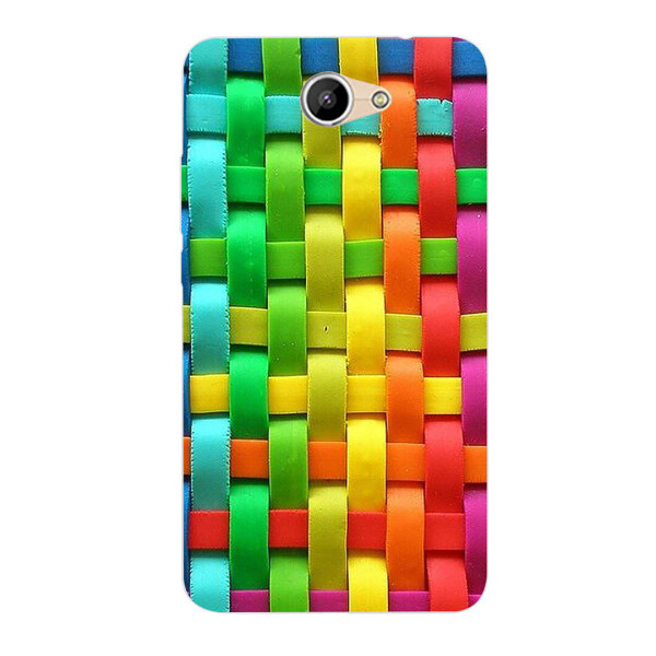 

Чехол с рисунком Printed Silicone для Huawei Y7 Плетенка