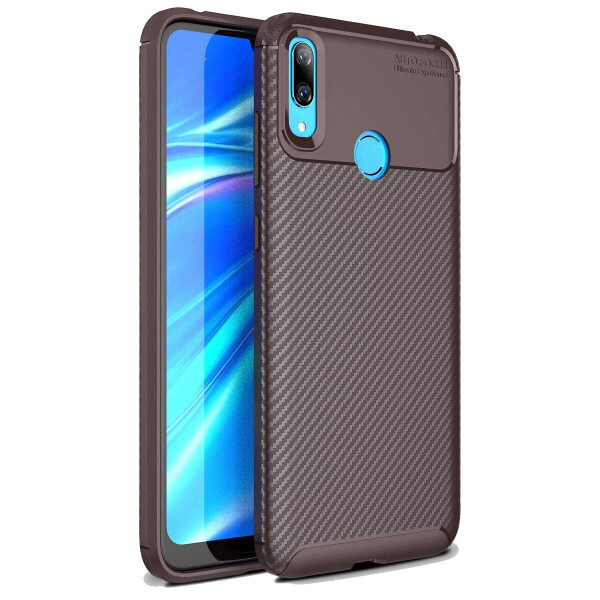 

Чехол Carbon Case Huawei Y7 2019 Коричневый