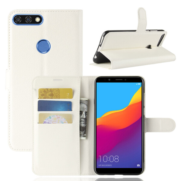 

Чехол-книжка Litchie Wallet для Huawei Y7 Prime 2018 Белый