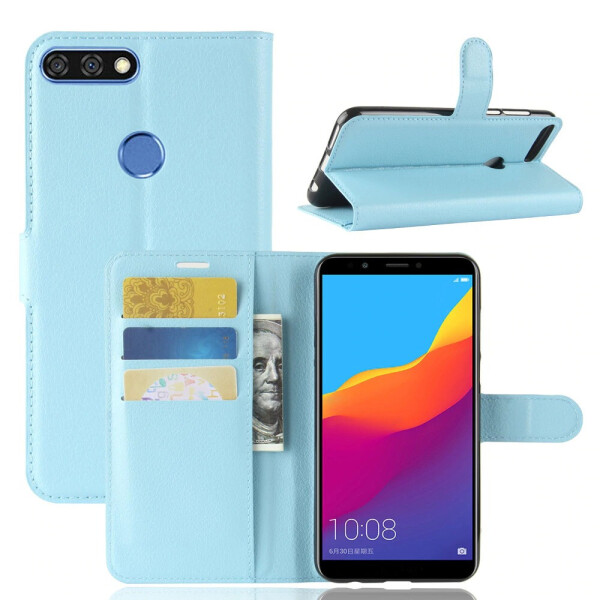 

Чехол-книжка Litchie Wallet для Huawei Y7 Prime 2018 Голубой