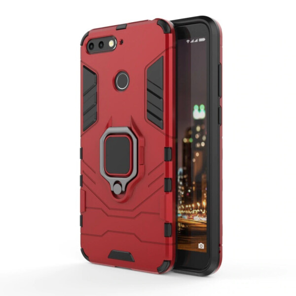 

Чехол Ring Armor для Huawei Y7 Prime 2018 Красный