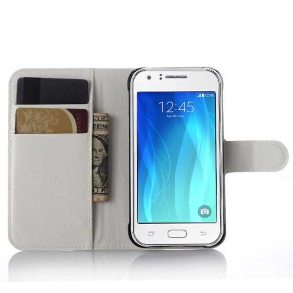 

Чехол-книжка Litchie Wallet для Samsung J110 Galaxy J1 Ace Белый
