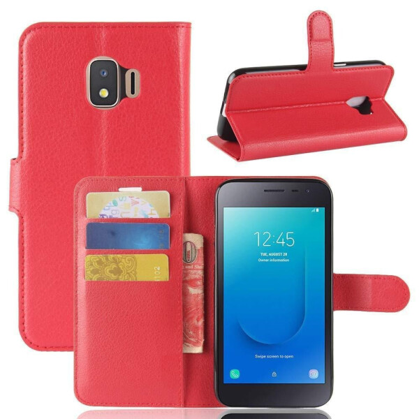 

Чехол-книжка Litchie Wallet для Samsung J260 Galaxy J2 Core Красный