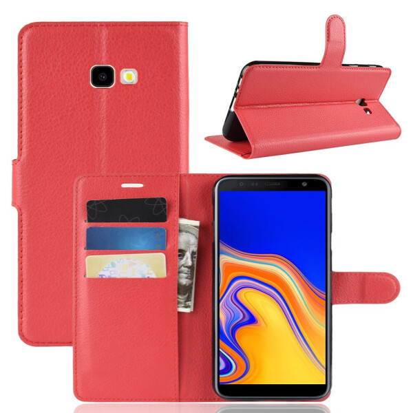 

Чехол-книжка Litchie Wallet для Samsung J415 Galaxy J4 Plus Красный