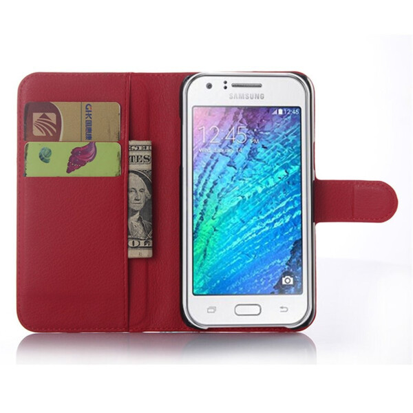 

Чехол-книжка Litchie Wallet для Samsung J500 Galaxy J5 Красный