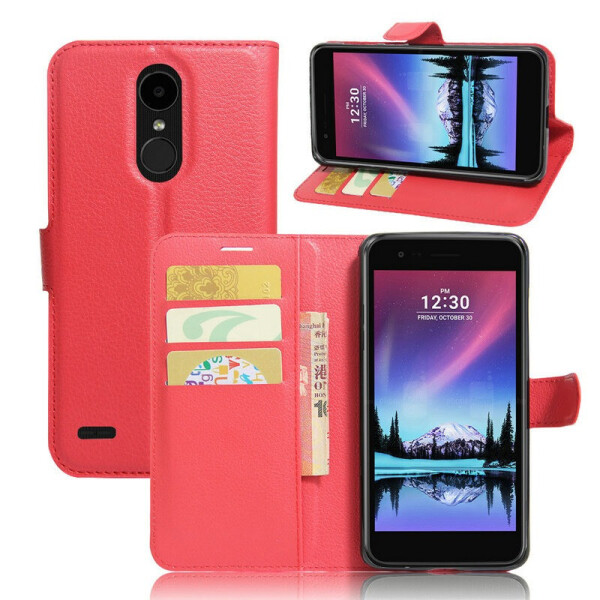 

Чехол-книжка Litchie Wallet для LG K10 2017 M250 Красный
