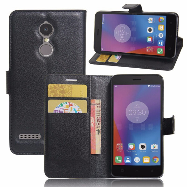 

Чехол-книжка Litchie Wallet для Lenovo K6 Черный
