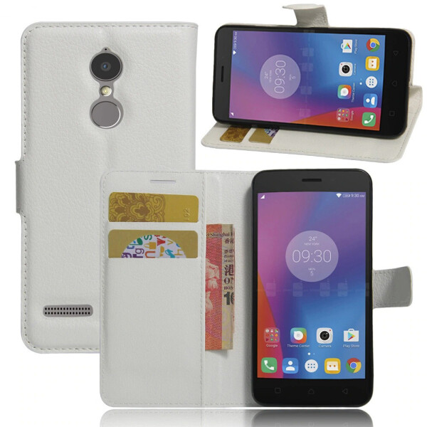 

Чехол-книжка Litchie Wallet для Lenovo K6 Белый